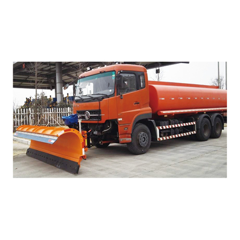 Truck-mounted snow shovel